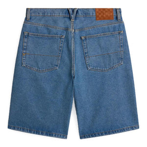 Vans Check-5 Baggy Denim Shorts - Stonewash Blue