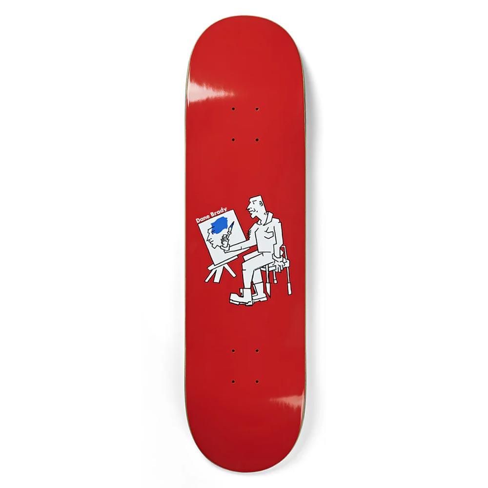 Polar Skateboard Deck - Dane Brady Painter Red 8.375"