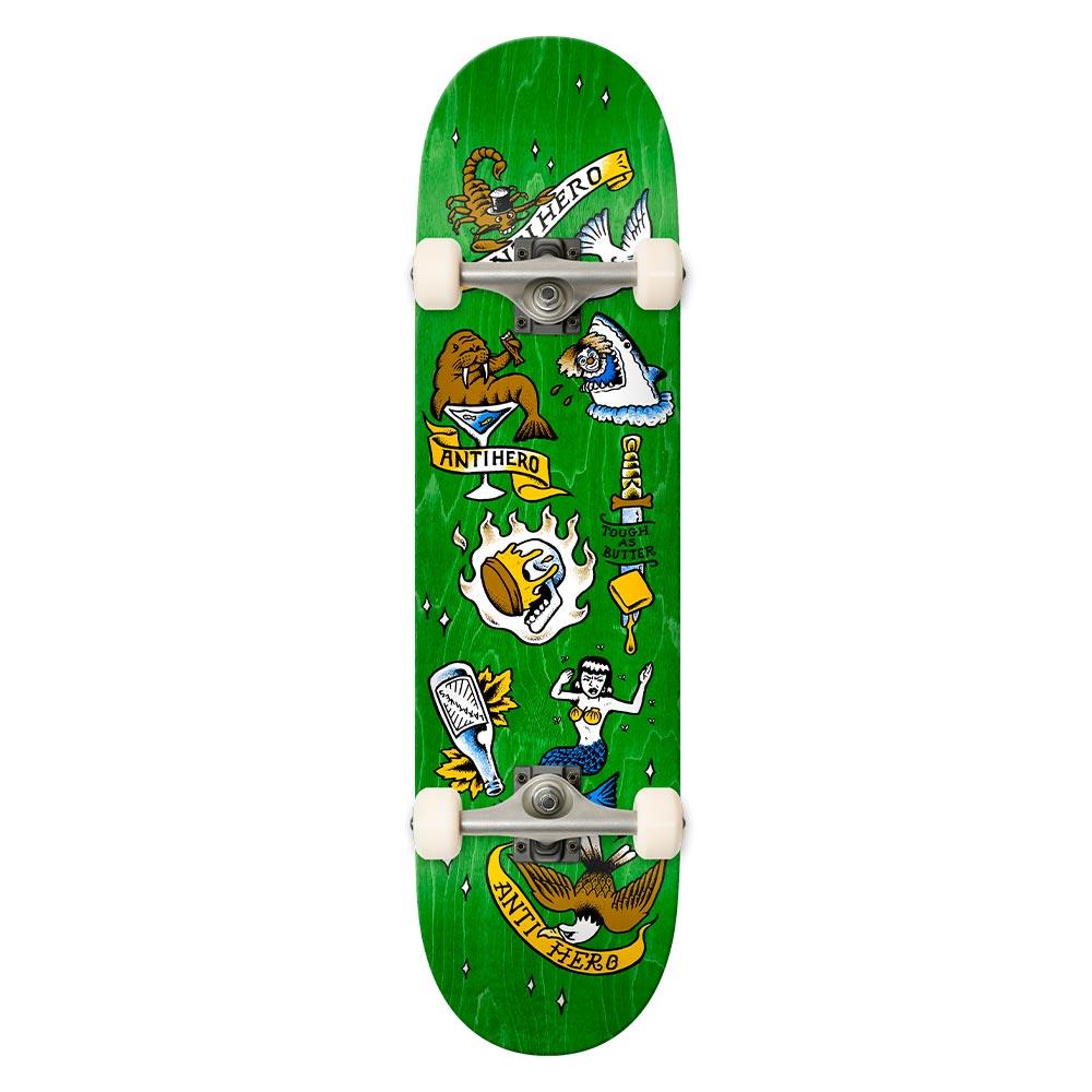 Anti Hero Complete Skateboard - No Regerts 8.25"
