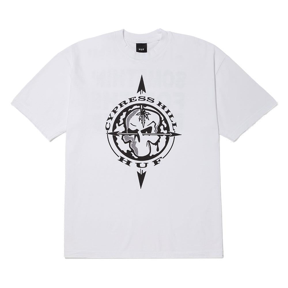 HUF x Cypress Hill Blunted Compass T-shirt - White