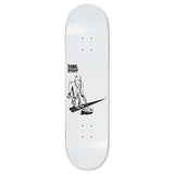 Polar Skateboard Deck - Dane Brady Mopping White 8.25"