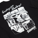 Source Skate Co. 'Greetings from Hastings' L/S T-Shirt - Black