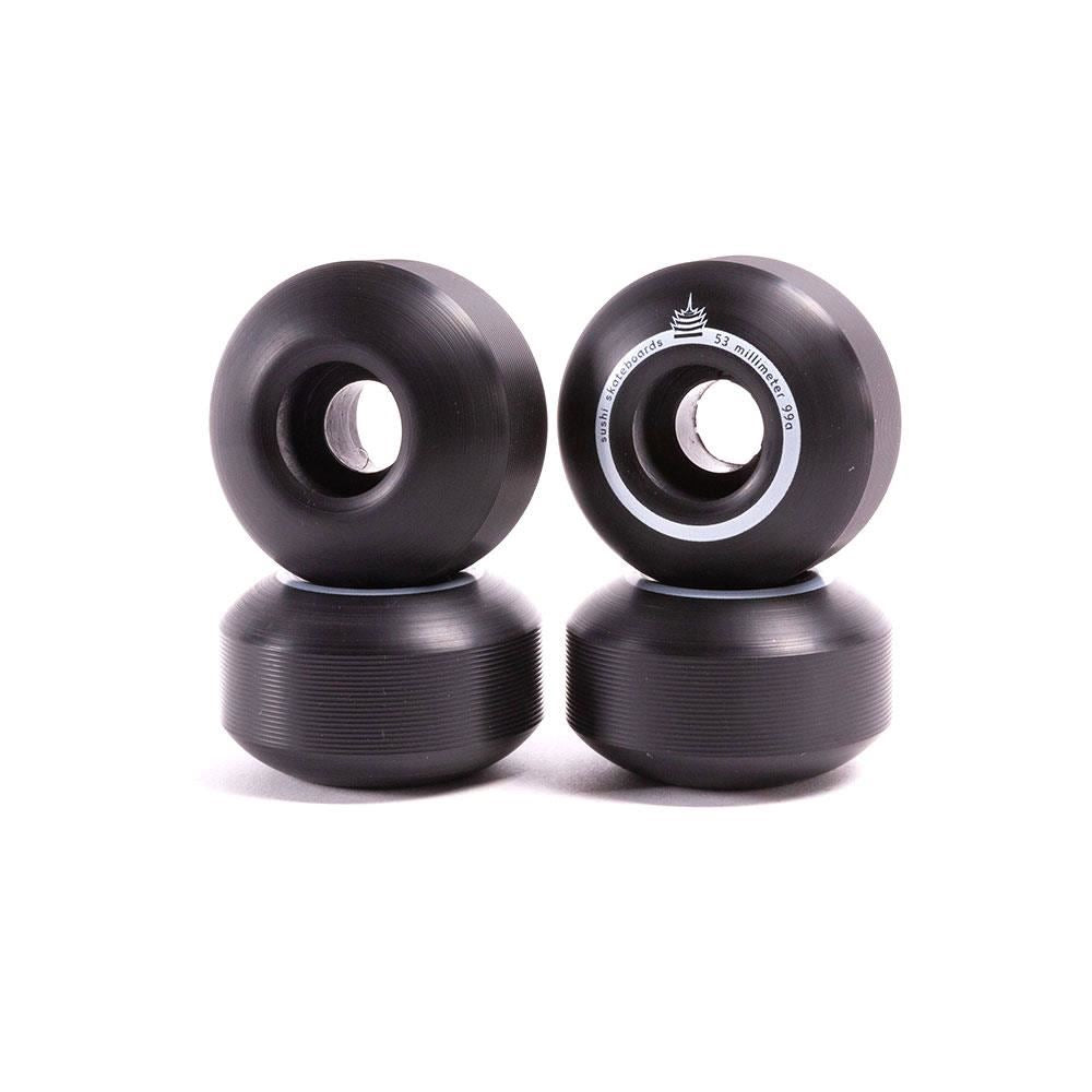 Sushi Wheels - Pagoda Team V2 Black 99a 53mm (4 Pack)