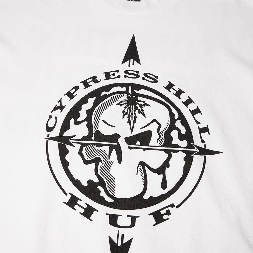 HUF x Cypress Hill Blunted Compass T-shirt - White