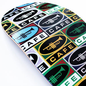 Skateboard Cafe Deck - Trumpet Collage 8.125"