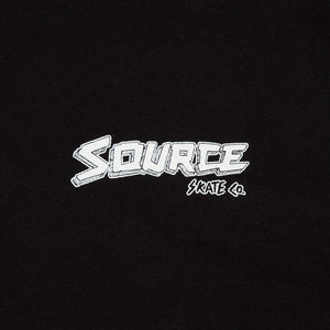 Source Skate Co. 'Greetings from Hastings' L/S T-Shirt - Black