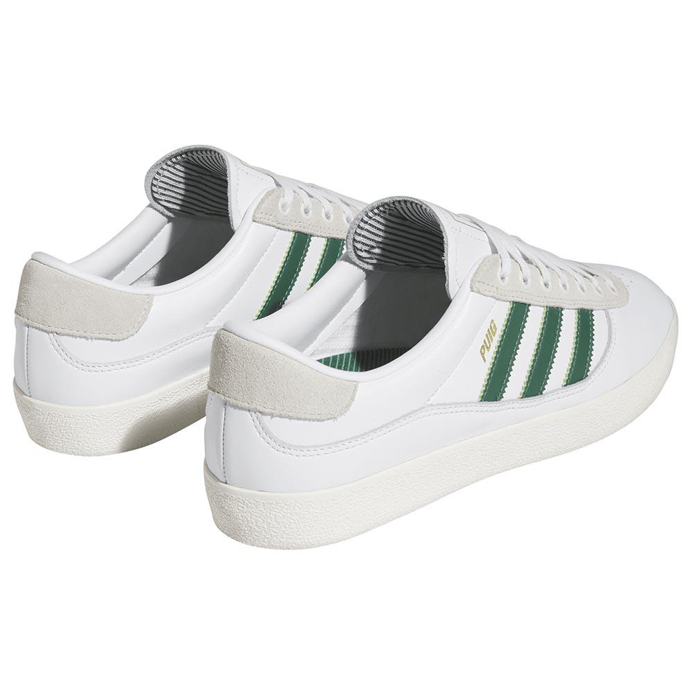 Adidas Puig Indoor - Flat White/Dark Green