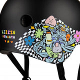 187 Killer Pads Certified Helmet - Lizzie Black/Floral