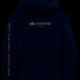 Vans Boys Reflective Checkerboard Flame Pullover Hoodie - True Blue
