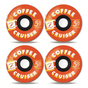 sml. Wheels - Coffee Cruiser Jude Orange 78a 58mm (4 Pack)