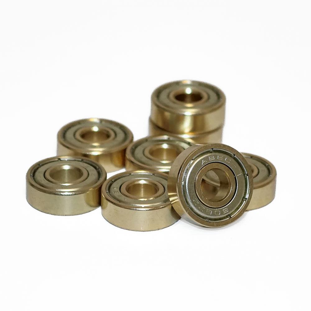 G-Tool Skateboard Bearings - Chrome Goldies ABEC 7 (8 Pack)