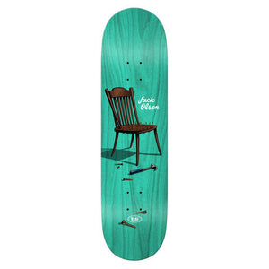 Real Skateboard Deck - Jack Olson Jackupuncture Turquoise 8.25"