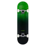 Rocket Complete Skateboard - Double Dipped Black/Green 8"