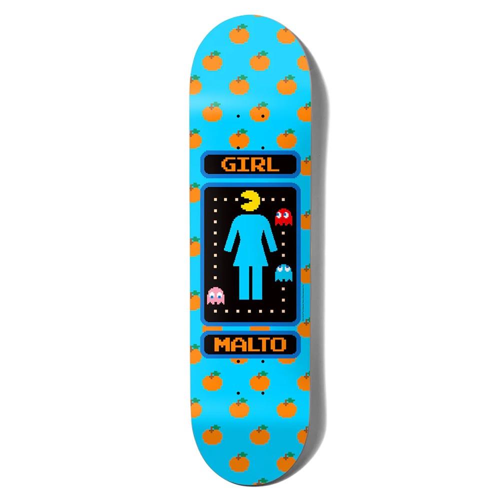 Girl Skateboard Deck - Pac-Man Sean Malto Blue 8.25"