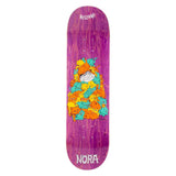 Welcome Skateboard Deck - Purr Pile - Nora Pro Model Purple 8.25"