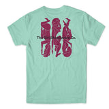 Girl Contour Curves T-Shirt - Island Reef Blue