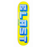 Blast Skateboard Deck - Blast Blocks Yellow 8.25"