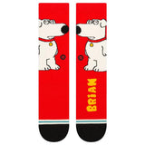 Stance Family Guy The Dog Socks - Red