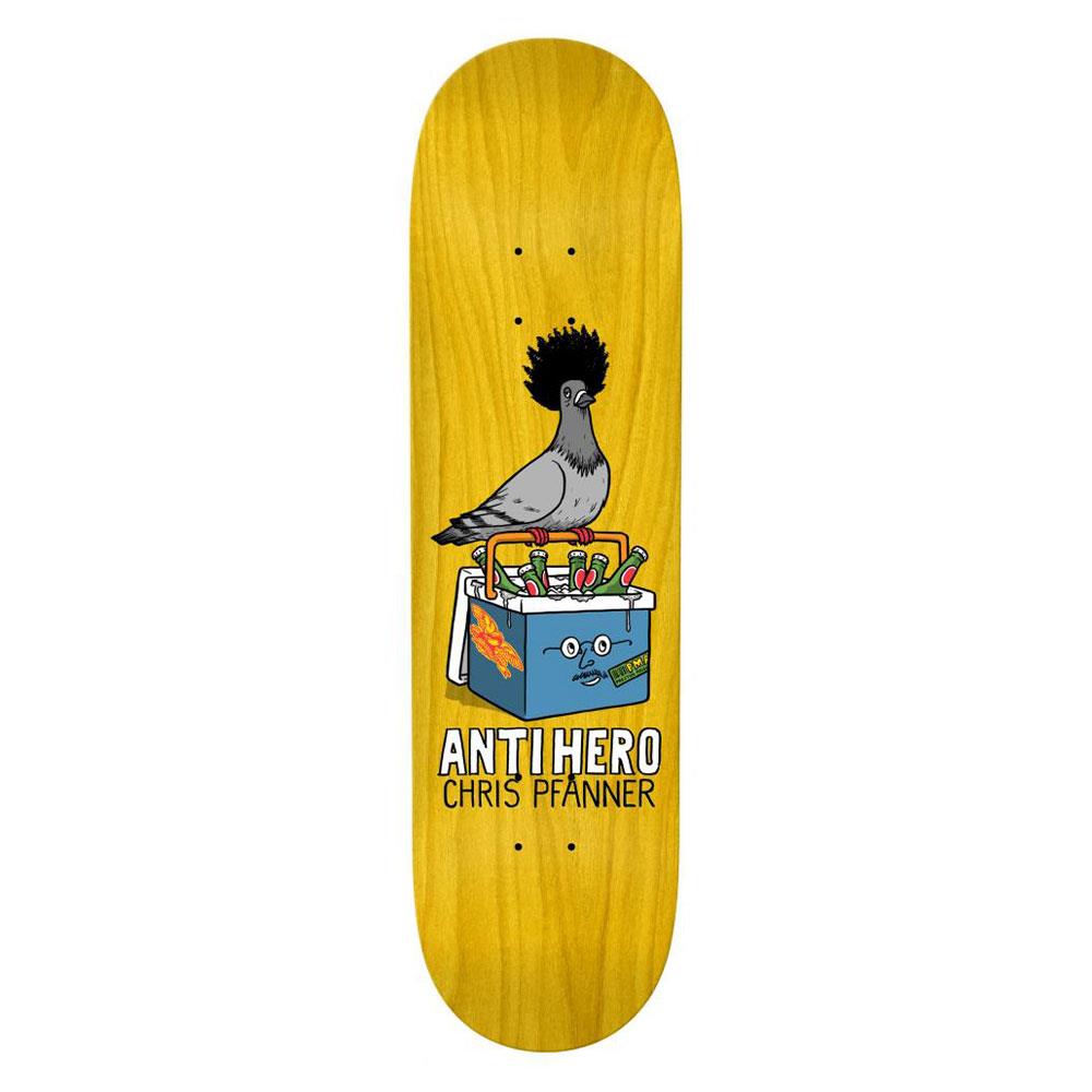 Anti Hero Skateboard Deck - Pfanner Party Ambassador Yellow 8.06"