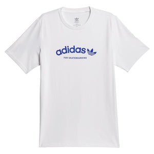 Adidas 4.0 Arched T-shirt - White/Royal Blue