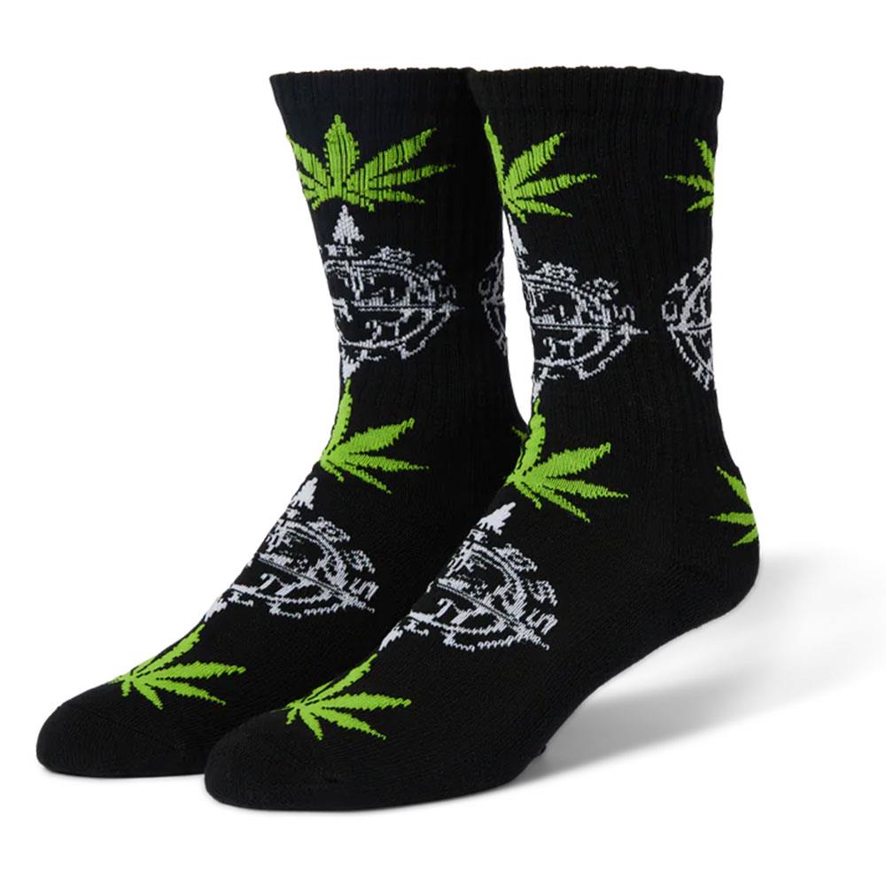 HUF x Cypress Hill Compass Plantlife Sock - Black