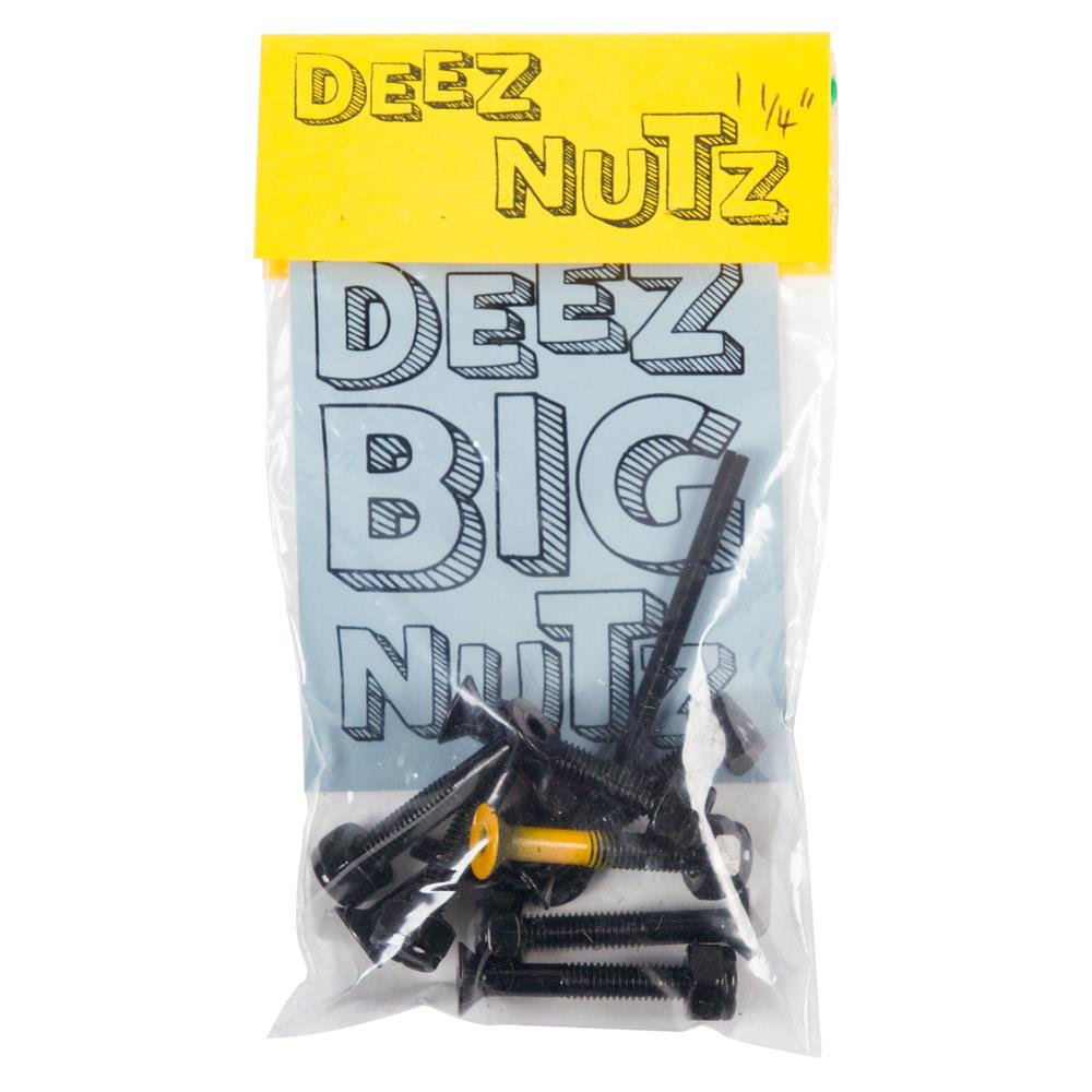 DeezNutz Skateboard Truck Bolts - 1 1/4" Allen Big Bolts (8 Pack)