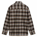 Vans Montwood Zip Flannel Shirt - Black and Sepia