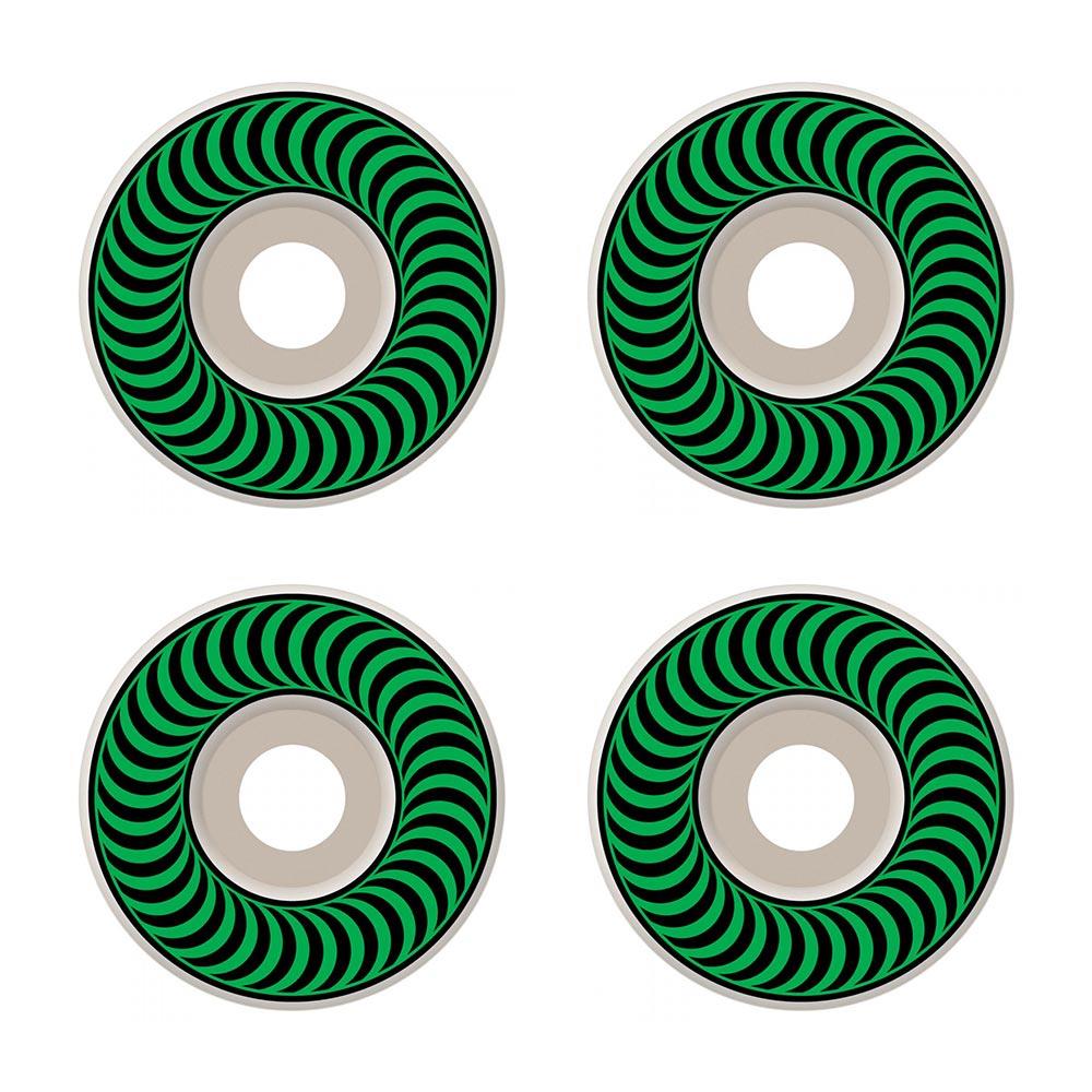 Spitfire Wheels - Classics White/Green 99a 52mm (4 Pack)