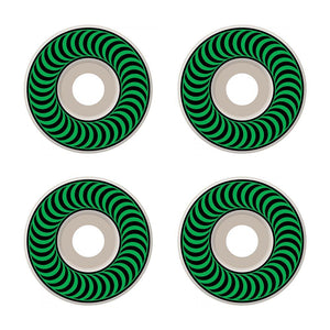 Spitfire Wheels - Classics White/Green 99a 52mm (4 Pack)