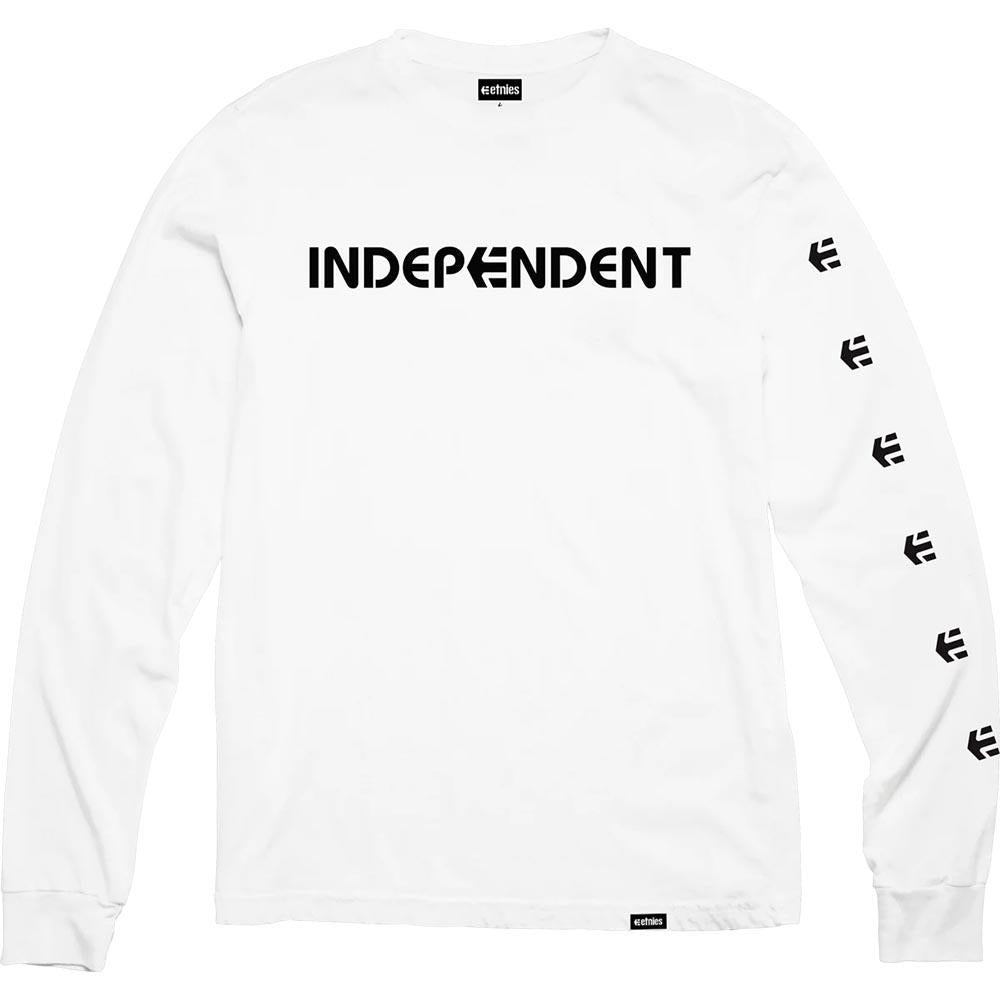 Etnies Independent Long Sleeve T-Shirt - White