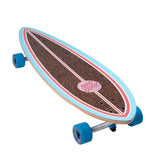 Santa Cruzer Decoder Wave Pintail Longboard Cruiser Complete 33"