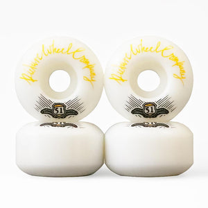 Picture Wheels - POP White/Yellow 99a 51mm (4 Pack)