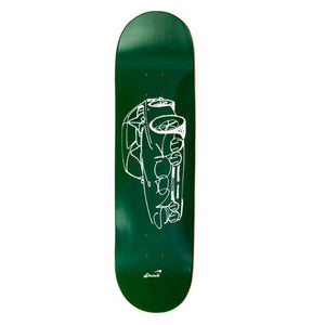 Snack Skateboard Deck - Team Whip Green 8.375"