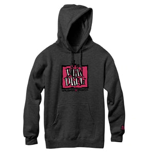 New Deal Original Napkin Logo Hoodie - Charcoal Heather