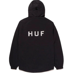 Huf Essentials Zip Standard Shell Jacket - Black