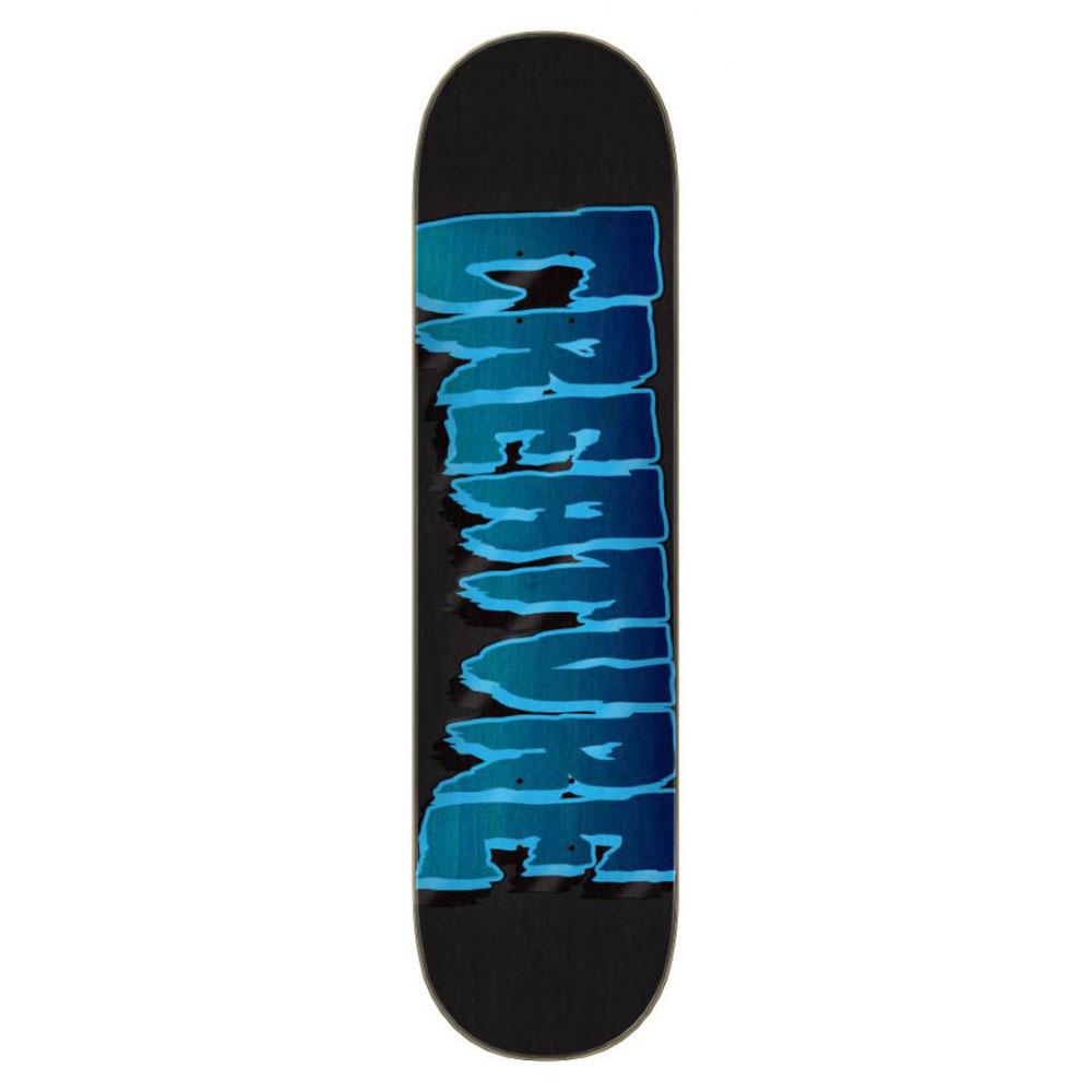 Creature Skateboard Deck - Logo Outline Stumps Black/Blue 8"