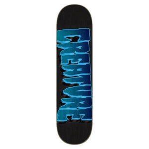 Creature Skateboard Deck - Logo Outline Stumps Black/Blue 8"