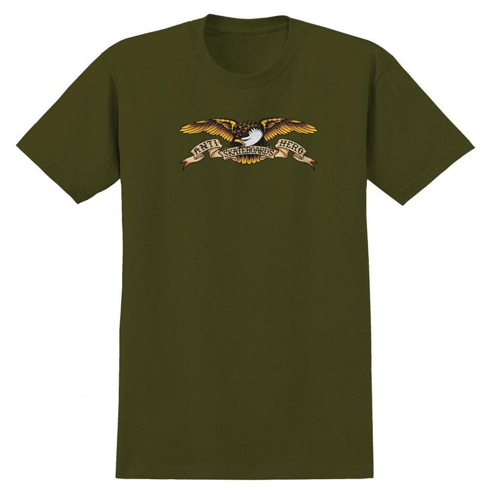 Anti Hero Eagle Youth T Shirt Military - Green/Multi