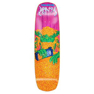 Heroin Skateboard Deck - Mandy x Bratrud Symmetrical Shovel 9" (Shaped)