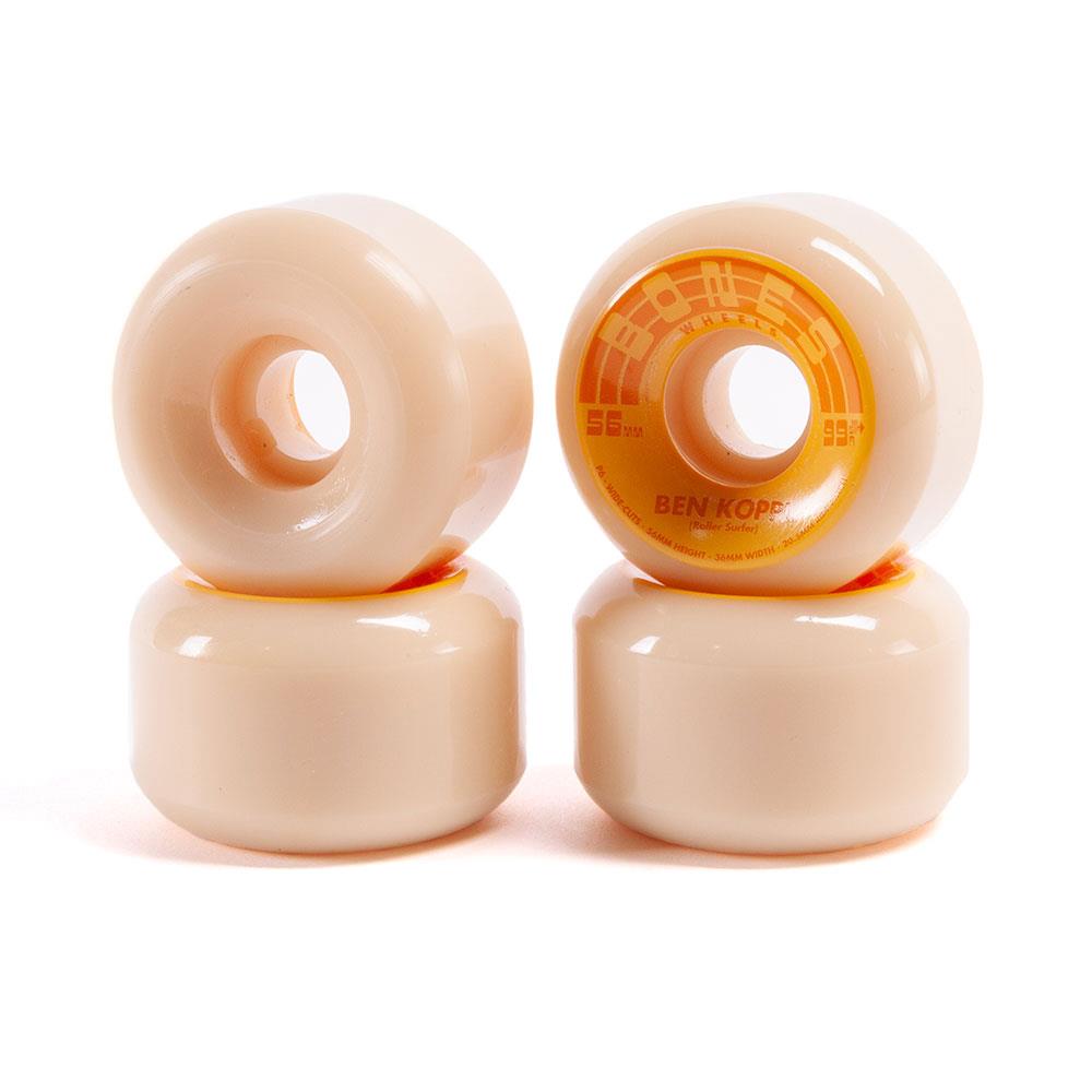 Bones Wheels - STF Koppl Rollersurfer V6 Wide White/Orange 99a 56mm (4 Pack)