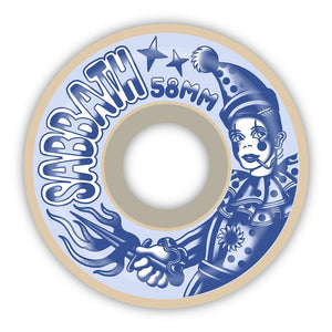 Sabbath Wheels - Stabby Clown Conical White 99a 58mm (4 Pack)