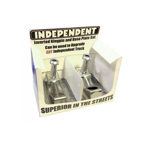 Independent Truck Baseplates - Inverted Kingpin Silver (Pair)