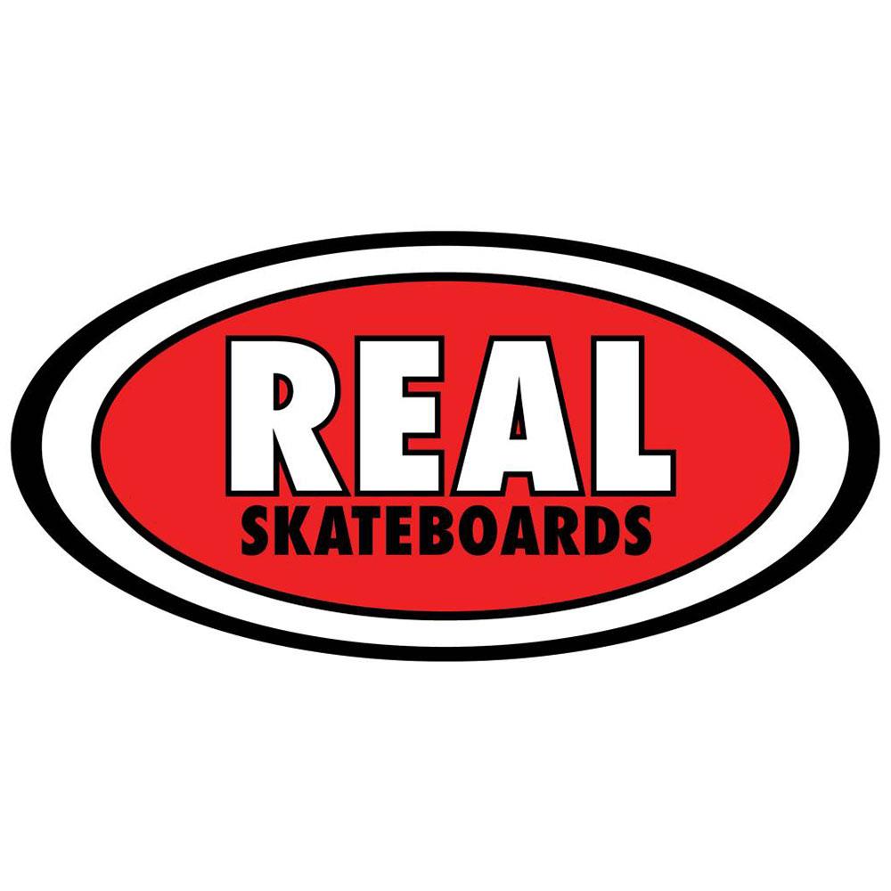 Real Stickers - Oval Classic Red (Single)