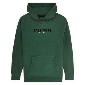Passport Featherweight Embroidery Hoodie - Forest Green