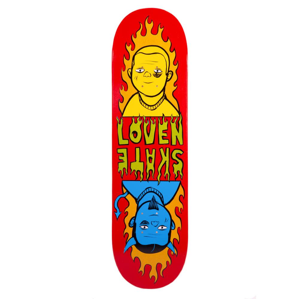 Lovenskate Skateboard Deck - Good N' Evil 8.8"