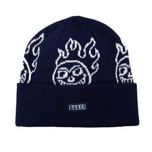 Baker Fire Jolly Navy Beanie