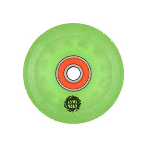 Santa Cruz Wheels - Slime Balls Light Ups OG Slime Green/Glitter 78a 60mm (4 Pack)