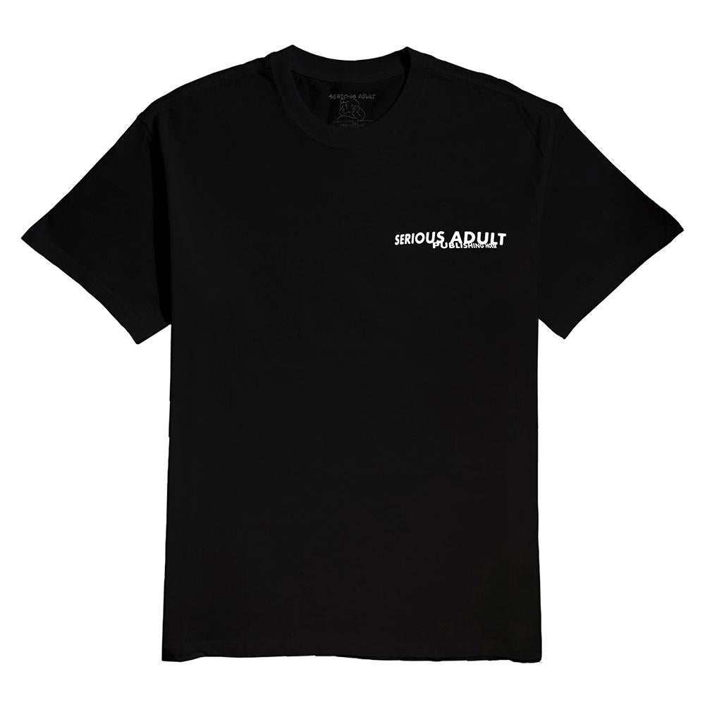 Serious Adult Pillarman T-Shirt - Black