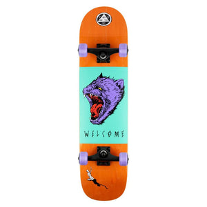 Welcome Complete Skateboard - Tasmanian Angel Orange 7.75"