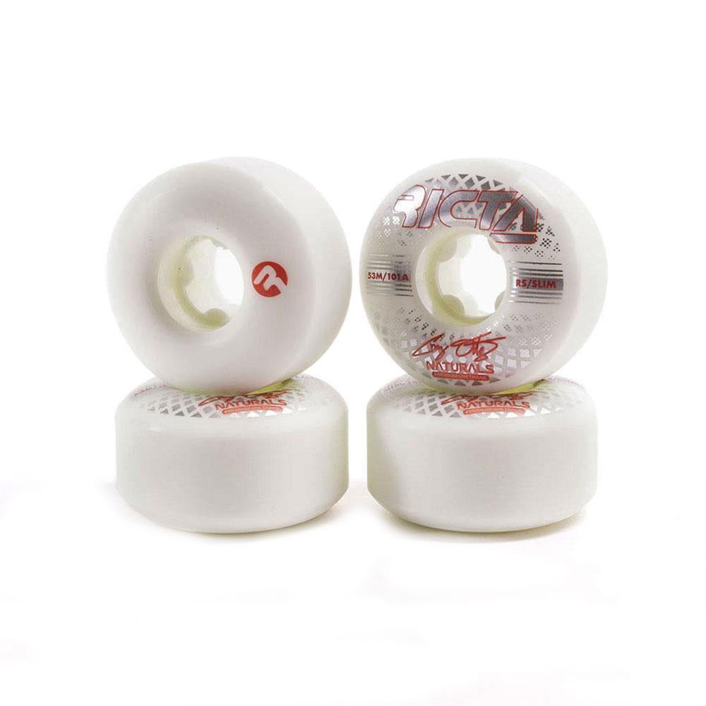 Ricta Wheels - Ortiz Ref Naturals Slim White 101a 53mm (4 Pack)